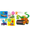 Dinosaurs and Diggers ABC Board book 